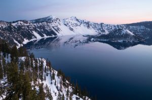 winter crater lake tour